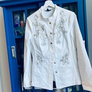 Women’s blazer, White House /Black Market. Size 10. Cotton/Spandex.